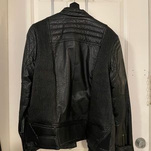 Moto leather jacket ASOS